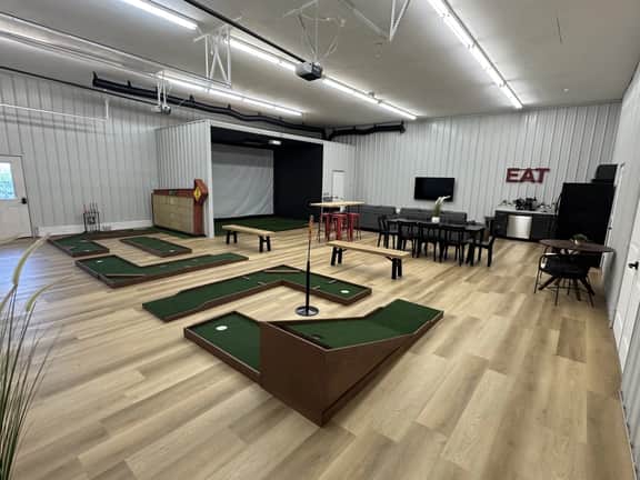 Barndominium w/ Golf Simulator & Putting Holes!